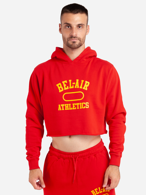 Bluza z kapturem Bel-Air Athletics 29BELM801206751-18 S czerwona (8059304305658) - obraz 1