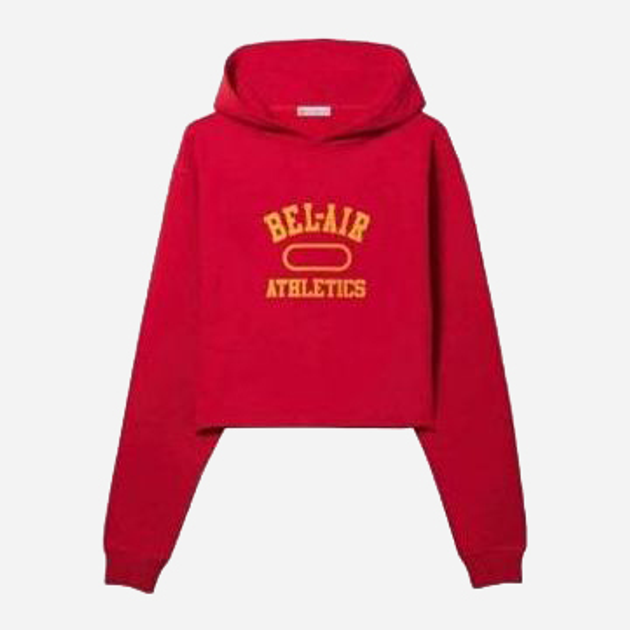Bluza z kapturem Bel-Air Athletics 29BELM801206751-18 S czerwona (8059304305658) - obraz 4