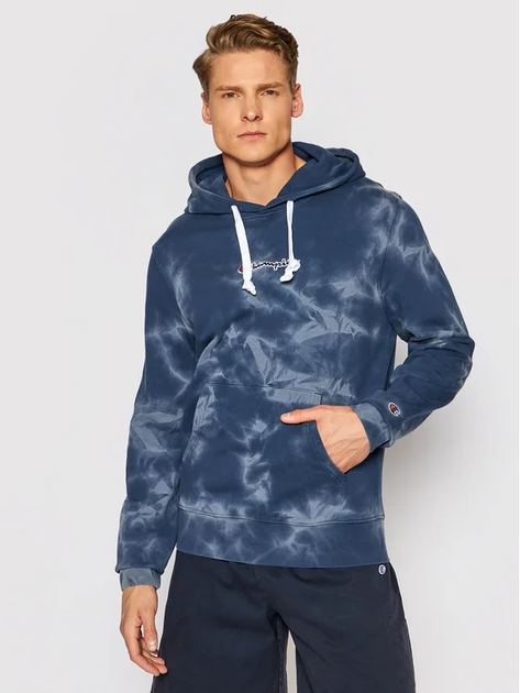 Bluza z kapturem Champion 216160-BS538 S Niebieska (8053305513302) - obraz 1