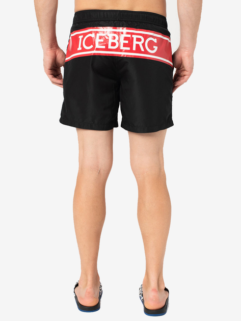 Шорти для купання Iceberg Medium Boardshort ICE1MBM02 M Black (8051884146065) - зображення 2