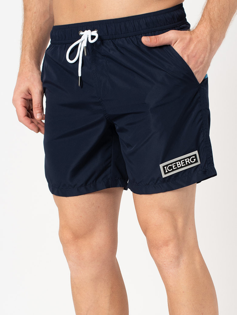 Spodenki kąpielowe męskie Iceberg Medium Boardshorty ICE1MBM02 M Granatowe (8051884146010) - obraz 3