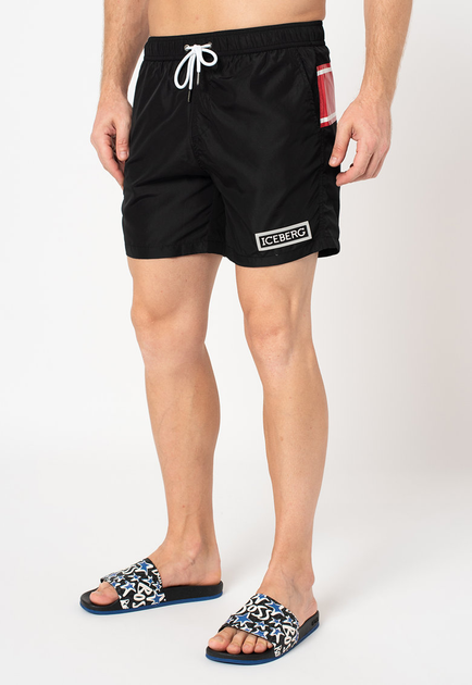 Spodenki kąpielowe męskie Iceberg Medium Boardshorty ICE1MBM02 S Czarne (8051884146058) - obraz 3