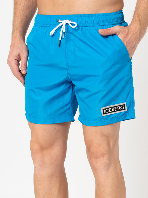 Шорти пляжні чоловічі Iceberg Medium Boardshort ICE1MBM02 S Сині (8051884145952) - зображення 3