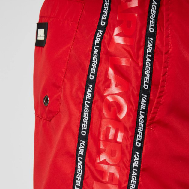 Szorty plażowe Karl Lagerfeld KL21MBM03 2XL Czerwony (8052283337061) - obraz 2