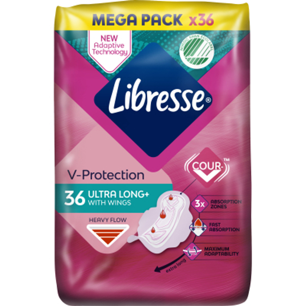 Гігієнічні прокладки Libresse Ultra Long Wings 36 шт. (7322540536836) - зображення 4