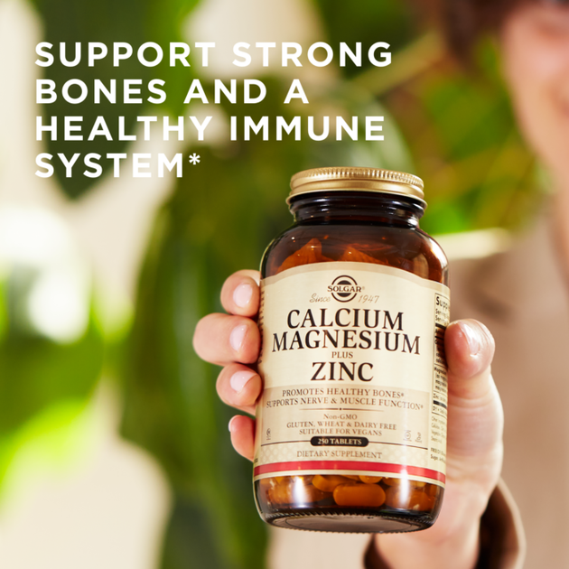 Кальций + Магний + Цинк Solgar Calcium Magnesium plus Zinc, 250 таблеток (296134) - изображение 2