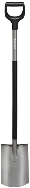 Szpadel prosty Fiskars Ergonomic z zaokrąglonym ostrzem (1066710) - obraz 2