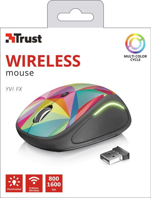 Мышь Trust Yvi FX Wireless Geometrics (TR22337) - изображение 6