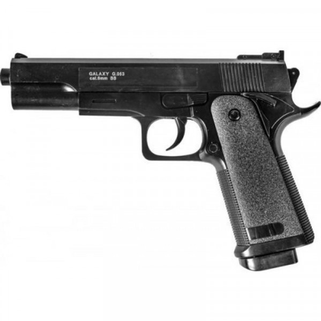 G053 страйкболний пістолет Galaxy Beretta 92 пластик - изображение 1