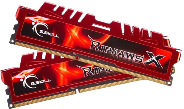 RAM G.Skill DDR3-1600 8192MB PC3-12800 (zestaw 2x4096) RipjawsX (F3-12800CL9D-8GBXL) - Zdjęcie 1 RAM G.Skill DDR3-1600 8192MB PC3-12800 (zestaw 2x4096) RipjawsX (F3-12800CL9D-8GBXL) - obraz 1