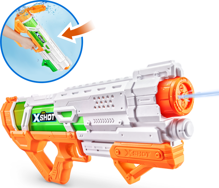 Водный бластер Zuru X-Shot Warfare Fast Fill Large (56221R) (193052045515) - изображение 4