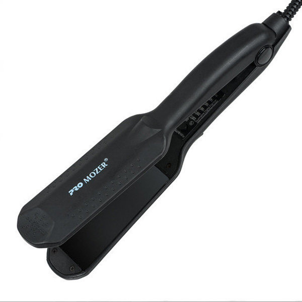 Керамічна праска ProMozer 7066-30W професійна для вирівнювання волосся, з регулюванням температури 140-200° Чорний - зображення 3