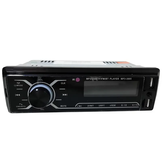 Автомагнитола 1DIN с сенсорным дисплеем Sound Box-3885MP3 Bluetooth, с пультом ДУ, 2хUSB, 200Вт - изображение 3