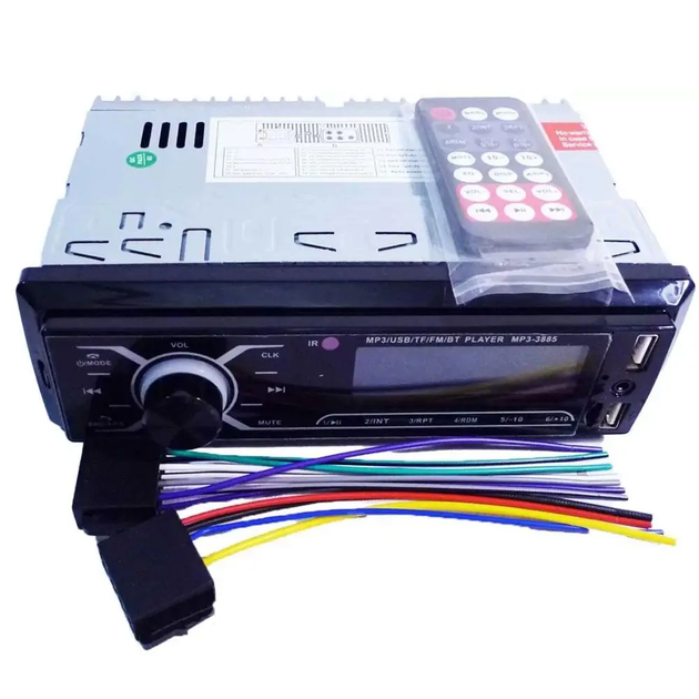 Автомагнитола 1DIN с сенсорным дисплеем Sound Box-3885MP3 Bluetooth, с пультом ДУ, 2хUSB, 200Вт - изображение 11