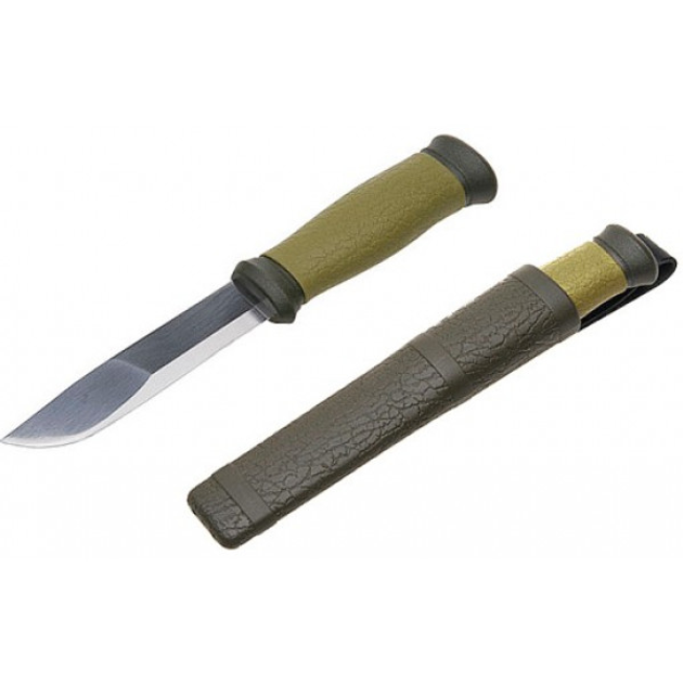 Туристический нож Morakniv Outdoor 2000 stainless steel для охоты и рыбалки Green (10629) - изображение 2