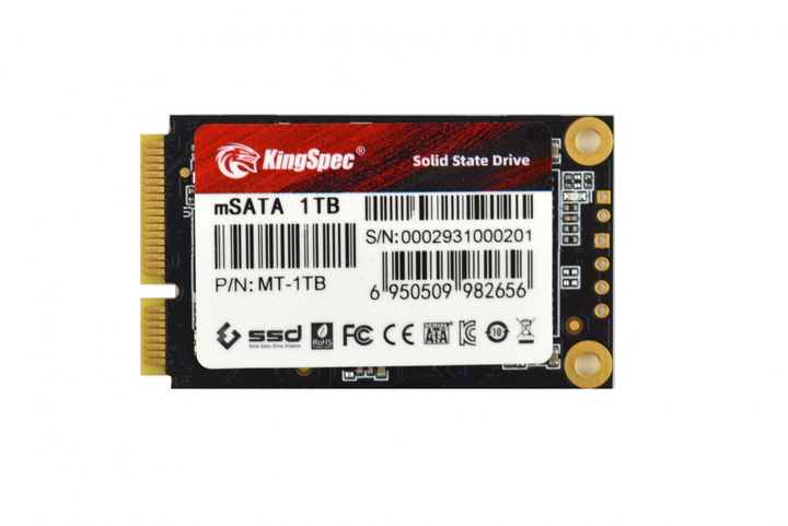 Твердотельный накопитель KingSpec mSATA SSD 1TB - изображение 2