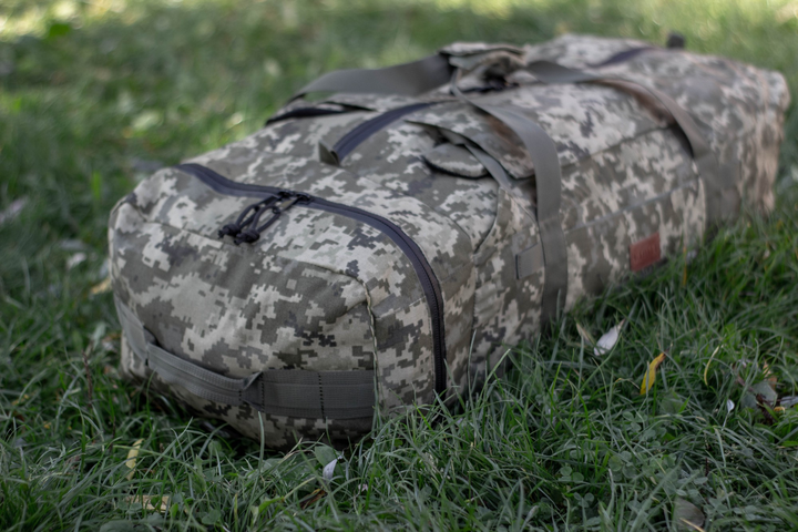 Сумка рюкзак-баул армейський с отделением для обуви Стохід 85л Пиксель - изображение 1