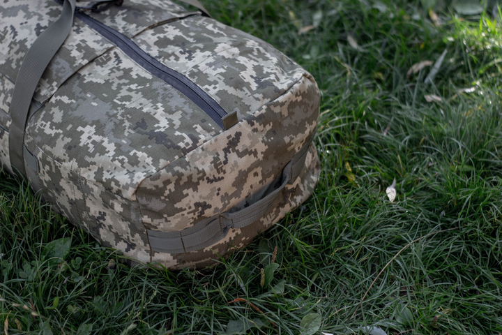 Сумка рюкзак-баул армійський з відділенням для взуття Стохід 85л Піксель - зображення 2
