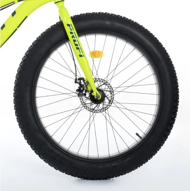 Велосипед горный фэтбайк Profi Avenger 26 дюймов рама 17" (Желтый) - изображение 4