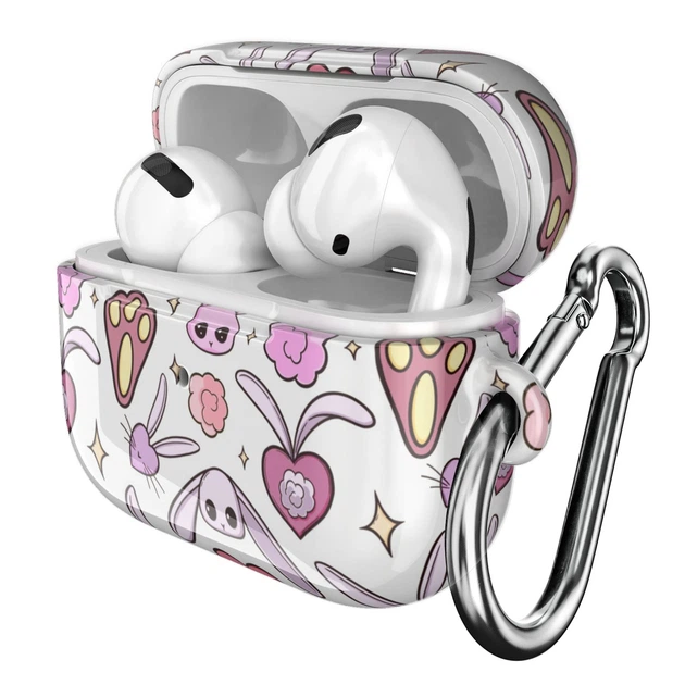 Пластиковый чехол для наушников Apple AirPods Pro (1/2 gen), 1/2/3/4 от Lex Altern (Милый кролик, сердце с ушками, кроличьи лапки, цветы) - Фото 4 Пластиковый чехол для наушников Apple AirPods Pro (1/2 gen), 1/2/3/4 от Lex Altern (Милый кролик, сердце с ушками, кроличьи лапки, цветы) - изображение 4