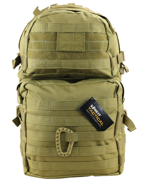Рюкзак тактичний KOMBAT UK Medium Assault Pack, койот, 40л - зображення 2