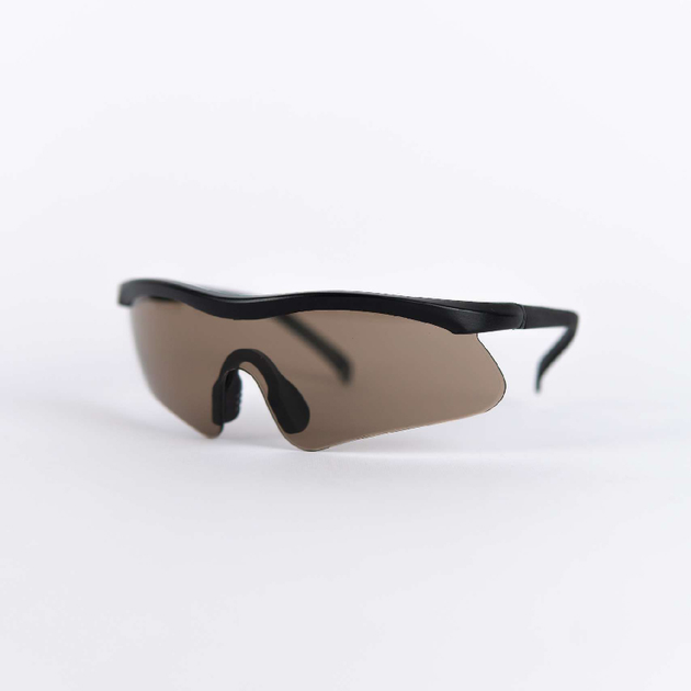 Тактические очки защитные коричневые Logos 2640b - изображение 1