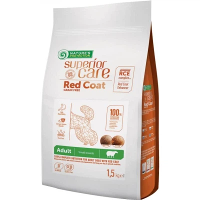 Сухой корм для собак Nature's Protection Superior Care Red Coat Adult Small Breeds with Lamb 1.5 кг (NPSC47232) - Фото 1 Сухой корм для собак Nature's Protection Superior Care Red Coat Adult Small Breeds with Lamb 1.5 кг (NPSC47232) - изображение 1