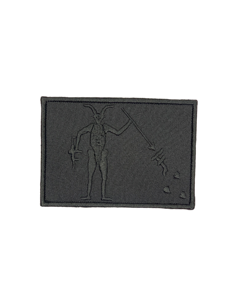 Шеврон на липучке FOG ФОРВАРД 10см х 7см черный на черном (12081) - изображение 1