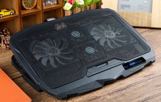 Подставка для ноутбука охлаждающая Laptop S18 с подсветкой, 4 охлаждающих вентилятора, до 17 диагонали - изображение 3