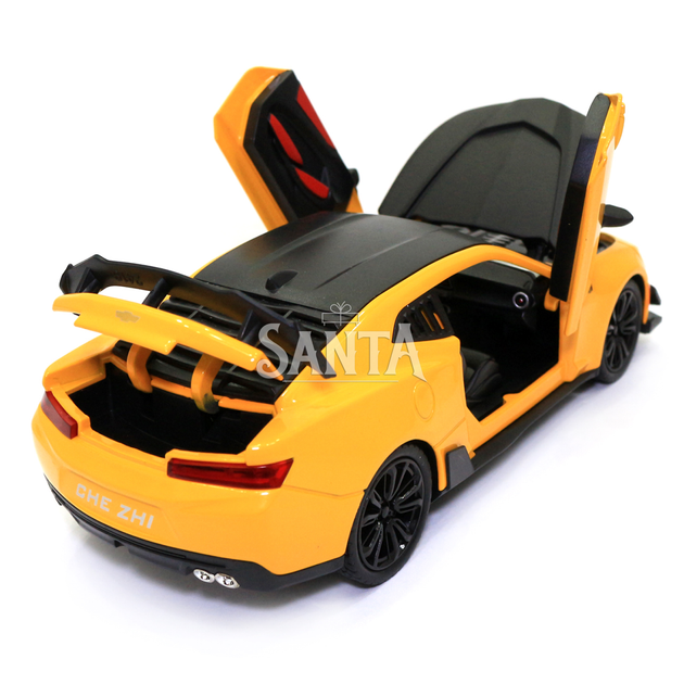 Машинка металлическая Chevrolet Camaro «AutoExpert» Шевроле Камаро желтый звук свет 20*6*8 см (GT-0708) - Фото 8 Машинка металлическая Chevrolet Camaro «AutoExpert» Шевроле Камаро желтый звук свет 20*6*8 см (GT-0708) - изображение 8
