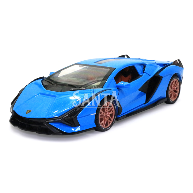 Игрушечная машинка металлическая Lamborghini Sian «АвтоЕксперт», Ламборджини Сиан, свет, звук, 20*8*5 см голубой (GT-1502) - Фото 2 Игрушечная машинка металлическая Lamborghini Sian «АвтоЕксперт», Ламборджини Сиан, свет, звук, 20*8*5 см голубой (GT-1502) - изображение 2