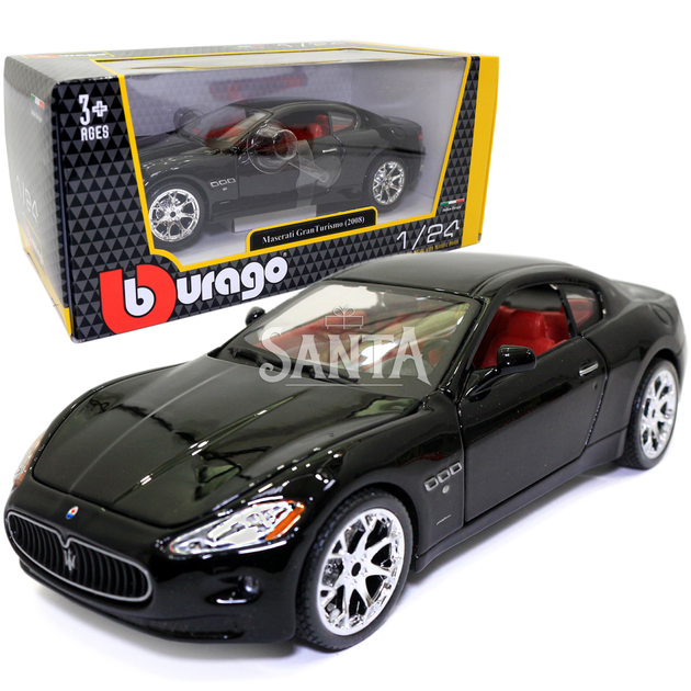 Машинка металева Maserati Grantourismo 2008 «Bburago» Мазераті 8*19*6 см (18-22107) - Фото 1 Машинка металева Maserati Grantourismo 2008 «Bburago» Мазераті 8*19*6 см (18-22107) - зображення 1