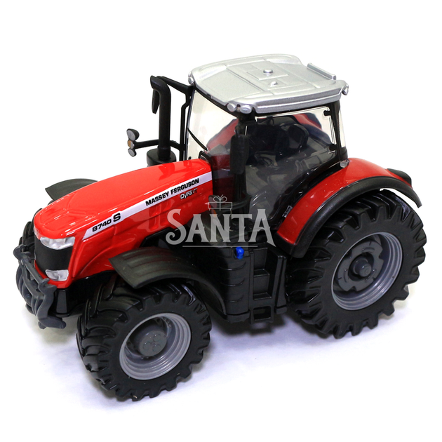 Машинка ігрова «Bburago» Трактор Massey Ferguson 8740S червоний метал 16*7*5 см (18-31613) - зображення 4