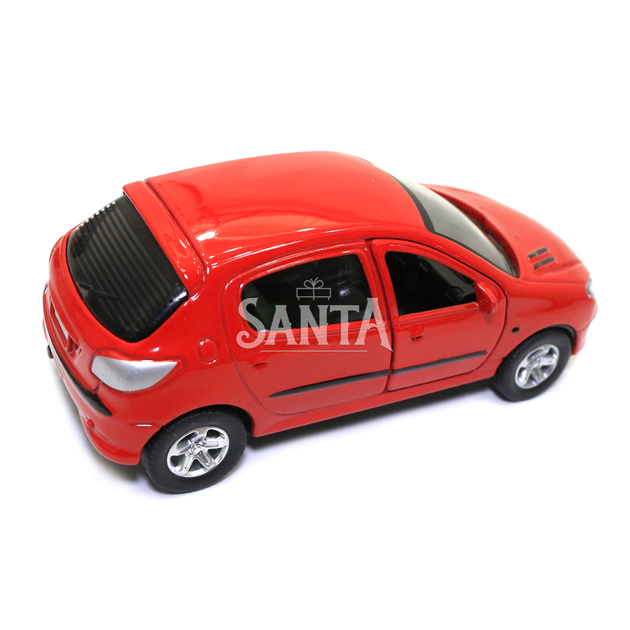 Машинка металлическая Peugeot 307 «Автосвіт» Пежо красный свет