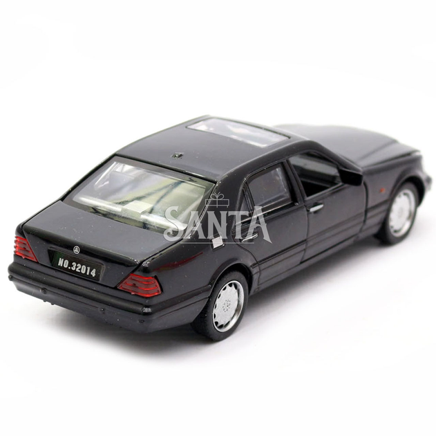 Детская машинка игровая автопром «Mercedes» W140, 15, свет, звук, двери открываются, черный (3214) - изображение 4