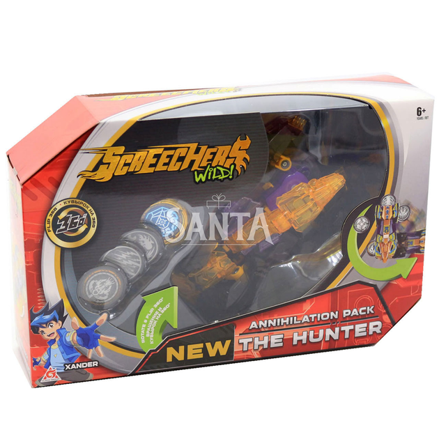 Машинка-трансформер игровой набор Screechers Wild S2 L3 Дикие Скричеры Хантер (EU684501) - изображение 2