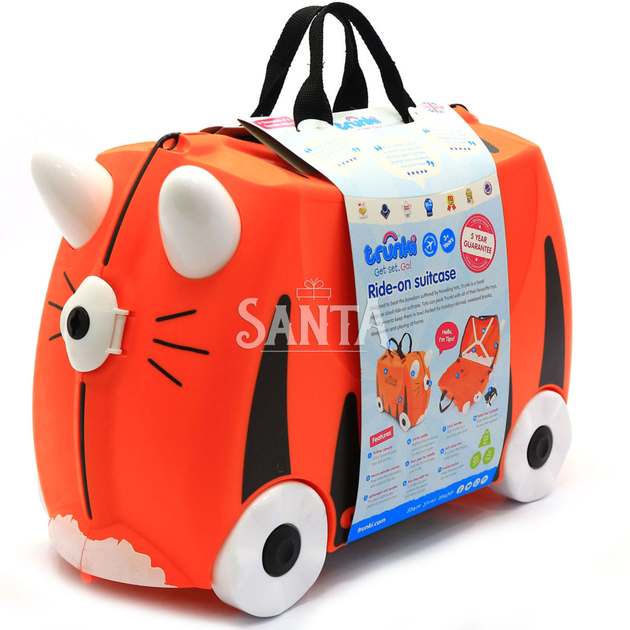 Детский чемодан для путешествий Trunki Tipu Tiger, 43х20х30 см (0085-WL01-UKV) - изображение 2