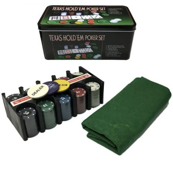 Набор для покера "Texas Holdem Poker Set" низкие цены, кредит, оплата частями в интернет