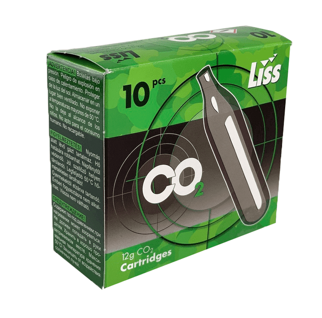 Балончики CO2 для пневматики 10 шт., LISS - зображення 3