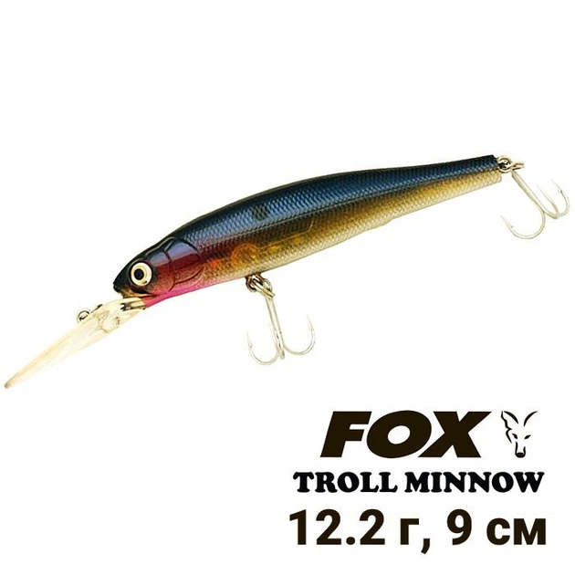 Воблер Fox Troll Minnow TL9-L19 - Фото 1 Воблер Fox Troll Minnow TL9-L19 - зображення 1