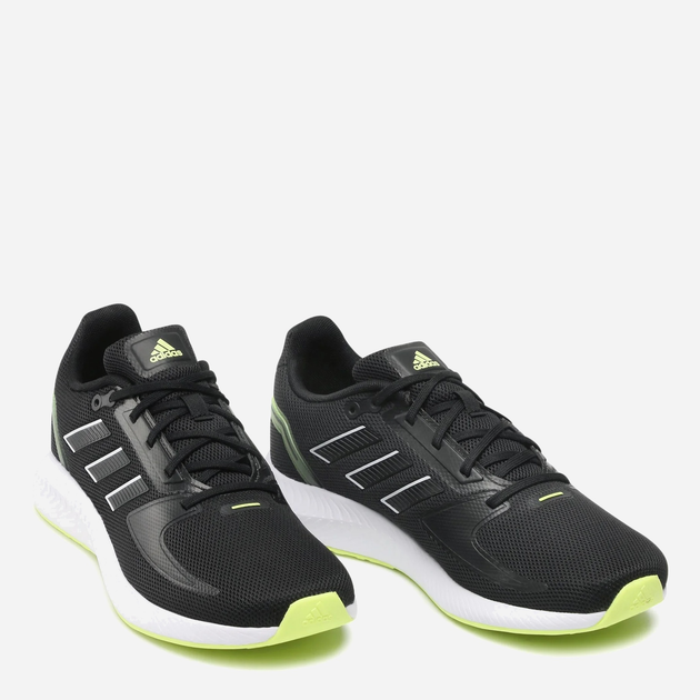 Buty do biegania męskie adidas Runfalcon 2.0 GX8239 41.5 (7.5UK) 26 cm Czarne (4065418981866) - obraz 4
