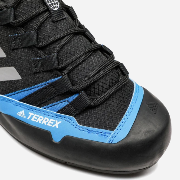 Buty turystyczne męskie adidas Terrex Swift Solo 2 S24011 46.5 (11.5UK) 30 cm Czarny/Niebieski (4064055912776) - obraz 6