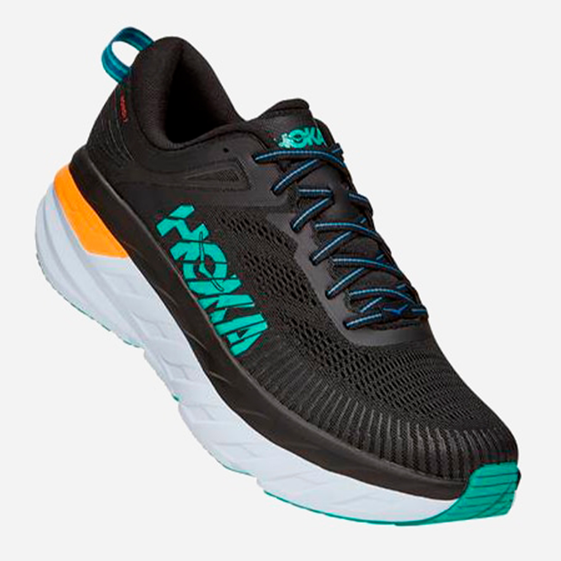 Buty do biegania po asfalcie męskie HOKA ONE ONE Bondi 7 1110518 44 2/3 Czarne (194715581753) - obraz 1