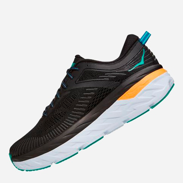 Чоловічі кросівки для бігу HOKA ONE ONE Bondi 7 1110518 44 Чорні (194715581746) - зображення 2