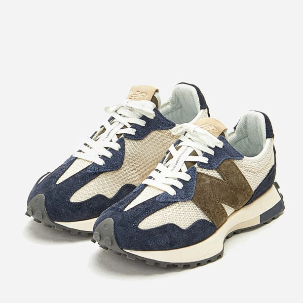 Чоловічі кросівки New Balance 327 MS327DT 42 (8.5US) 26.5 см Синій/Бежевий (196307581110) - зображення 3