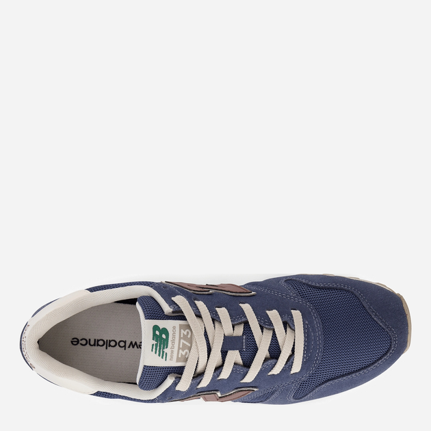 Чоловічі кросівки New Balance 373v2 ML373RT2 42.5 (9US) 27 см Темно-синій/Бежевий (196307319065) - зображення 4