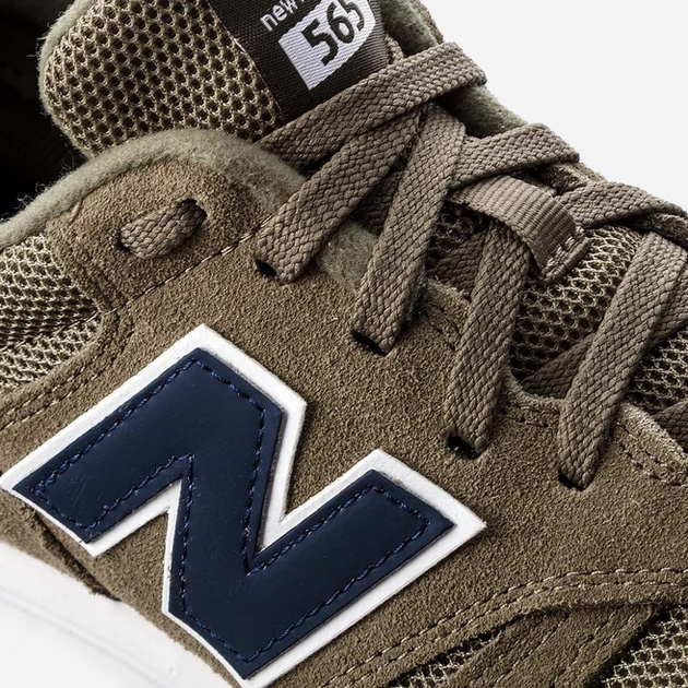 Buty sportowe męskie z siatką na platformie do kostki New Balance 565V1 ML565SGN 45 (11US) 29 cm Oliwkowe (739655265426) - obraz 7