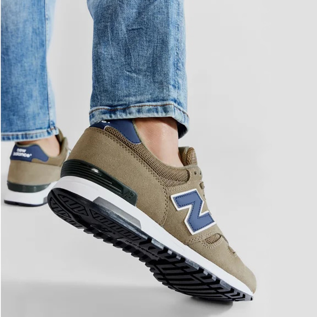 Buty sportowe męskie z siatką na platformie do kostki New Balance 565V1 ML565SGN 45 (11US) 29 cm Oliwkowe (739655265426) - obraz 9
