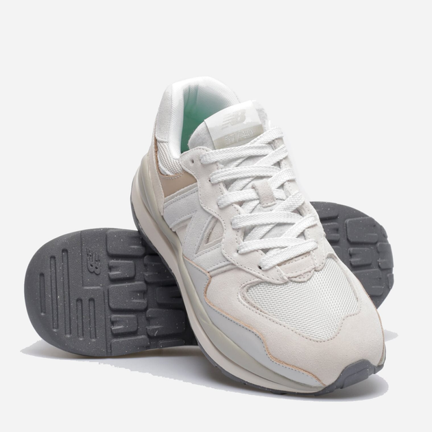 Buty sportowe męskie do kostki New Balance 574 M5740GRM 40 (7US) 25 cm Szary/Beżowy (195907843260) - obraz 3