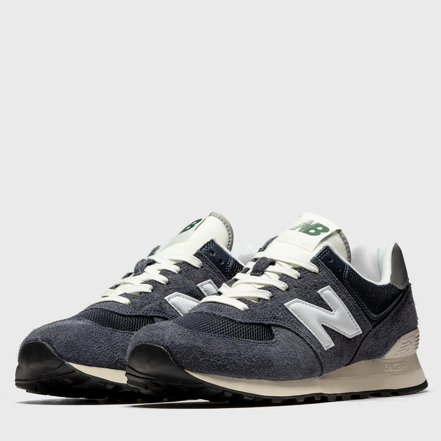 Buty sportowe męskie z siatką na platformie do kostki New Balance 574 U574RH2 43 (9.5US) 27.5 cm Czarne (196307519083) - obraz 2